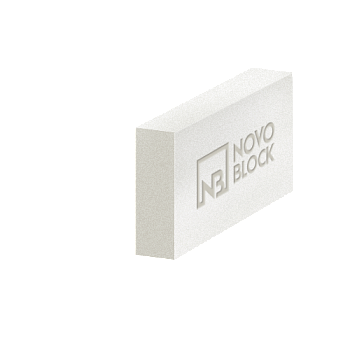 Газобетонный блок перегородочный 600x250x150 D500 NOVOBLOCK / 1,8м3/под